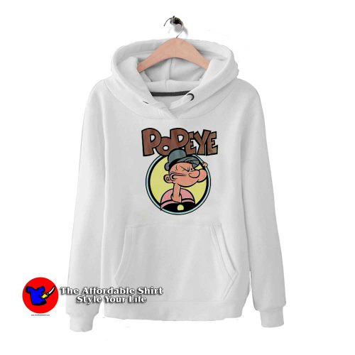 Popeye The Sailorman Halftone Comic Hoodie 500x500 Popeye The Sailorman Halftone Comic Hoodie On Sale