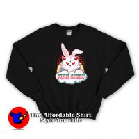 Rabbit Hail Satan Easter Demonic Baphomet Sweatshirt