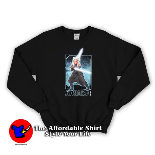 Star Wars The Mandalorian Ahsoka Tano Photo Sweatshirt 500x500 Star Wars The Mandalorian Ahsoka Tano Sweatshirt On Sale