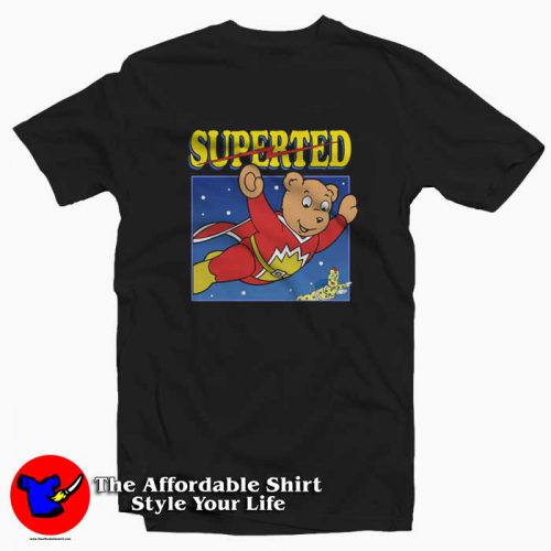 SuperTed Retro 80s Cartoon Unisex T Shirt 500x500 SuperTed Retro 80s Cartoon Unisex T shirt On Sale