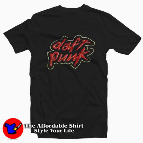 Vintage Daft Punk Homework Logo Graphic T Shirt 500x500 Vintage Daft Punk Homework Logo Graphic T shirt On Sale