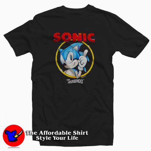 Vintage Game Sonic The Hedgehog Unisex T Shirt 500x500 Vintage Game Sonic The Hedgehog Unisex T shirt On Sale