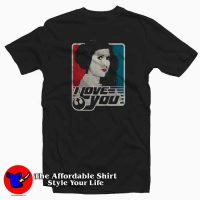 Vintage Star Wars Princess Leia I Love You T-shirt