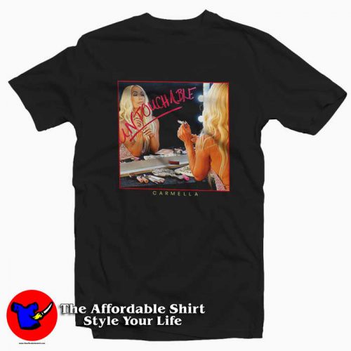 WWE Authentic Carmella Untouchable T Shirt 500x500 WWE Authentic Carmella Untouchable T shirt On Sale