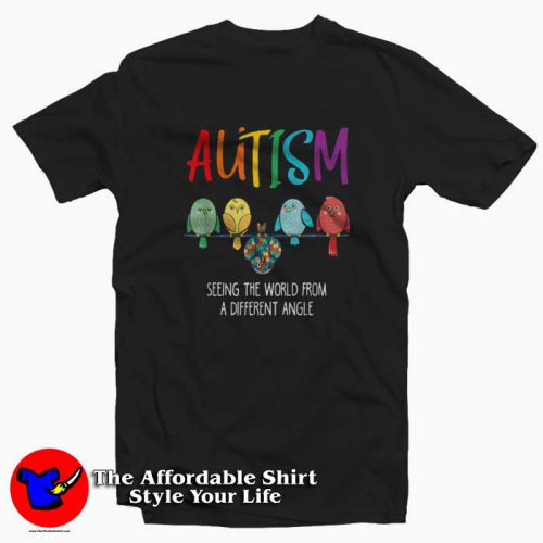 Autism Awareness Cute Owl Color Puzzles T Shirt 500x500 Autism Awareness Cute Owl Color Puzzles T shirt On Sale