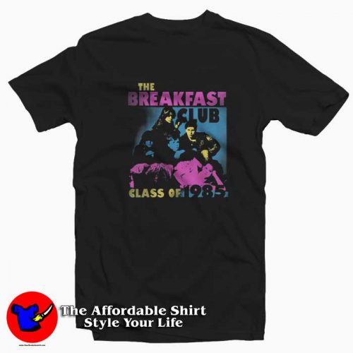 Breakfast Club Class Of 85 Stencil Portrait T Shirt 500x500 Breakfast Club Class Of 85 Stencil Portrait T shirt On Sale