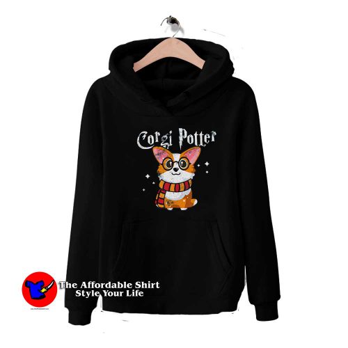 Funny Corgi Potter Parody Harry Potter Hoodie 500x500 Funny Corgi Potter Parody Harry Potter Hoodie On Sale