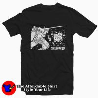 Funny Gundam vs Hello Kitty Unisex T-shirt