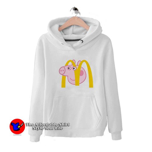 Funny Parody Peppa Pig x McDonalds Hoodie 500x500 Funny Parody Peppa Pig x McDonalds Hoodie On Sae