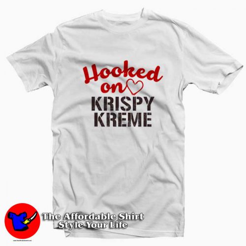 Hooked On Krispy Kreme Unisex T Shirt 500x500 Hooked On Krispy Kreme Unisex T shirt On Sale