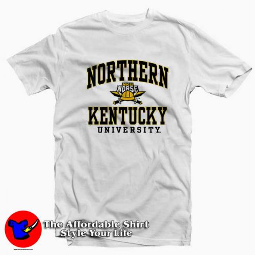 Northern Kentucky Norse Arch Mascot T Shirt 500x500 Northern Kentucky Norse Arch Mascot T shirt On Sale