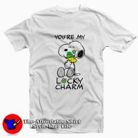 Peanuts St Patrick's Snoopy Lucky Charm T-shirt