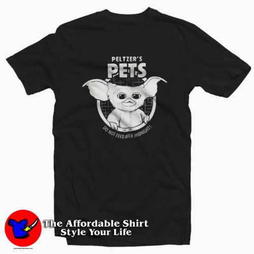 Peltzers Pets Do Not Feed After Midnight T Shirt 500x500 Peltzer's Pets Do Not Feed After Midnight T shirt On Sale