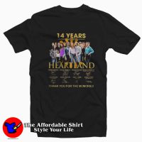 Thank You For The Memories 14 Years Heartland T-shirt