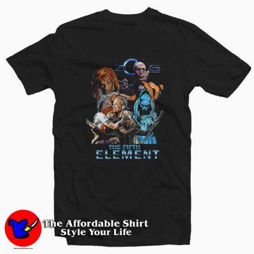 The Fifth Element Retro Movie Graphic T Shirt 500x500 The Fifth Element Retro Movie Graphic T shirt On Sale