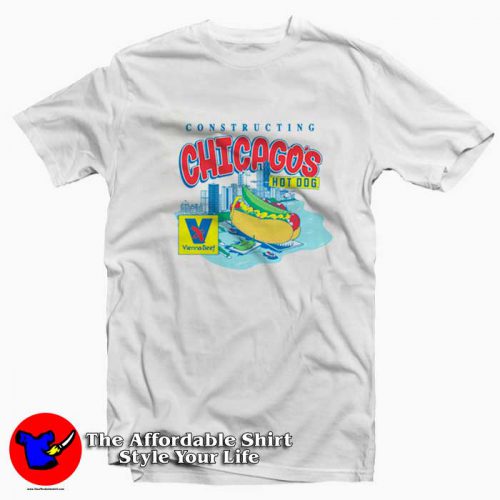 Vienna Beef Oatmeal Chicagos Hot Dog T Shirt 1 500x500 Vienna Beef Oatmeal Chicago's Hot Dog T shirt On Sale