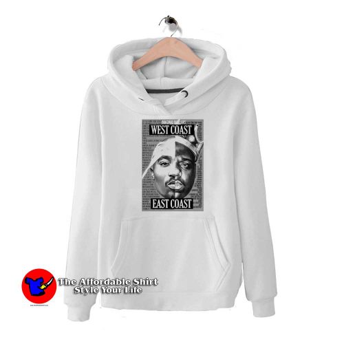 Biggie Smalls West Coast East The Notorious Hoodie 500x500 Biggie Smalls West Coast East The Notorious Hoodie On Sale