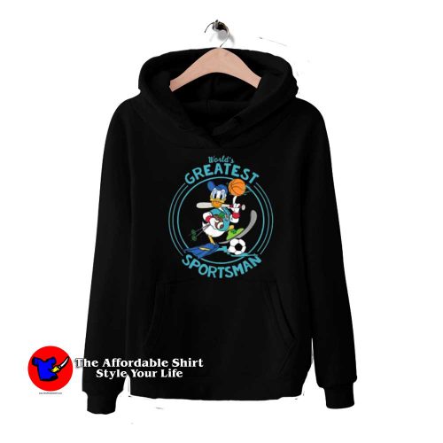 Disney Donald Duck Sportsman Fathers Day Hoodie 500x500 Disney Donald Duck Sportsman Father's Day Hoodie On Sale