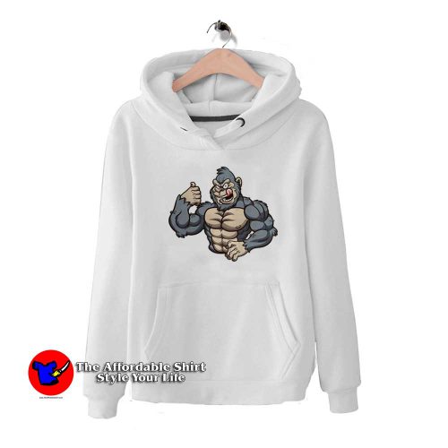 Funny Action Gorilla King Kong Unisex Hoodie 500x500 Funny Action Gorilla King Kong Unisex Hoodie On Sale