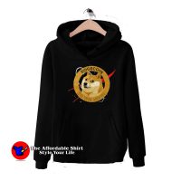 Funny Nasa Doge Coin To The Moon Unisex Hoodie