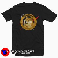 Funny Nasa Doge Coin To The Moon Unisex T-shirt