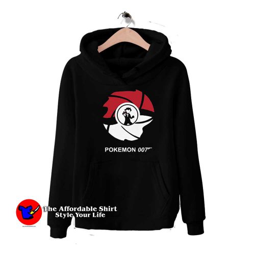 Funny Pokemon x James Bond 007 Parody Hoodie 500x500 Funny Pokemon x James Bond 007 Parody Hoodie On Sale