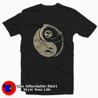 Funny Yin & Yang Ghost & Reaper Unisex T-shirt