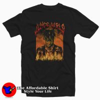 Juice WRLD Fiery Portrait Unisex T-shirt