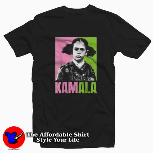 Kamala Harris As A Little Girl Pink And Green T Shirt 500x500 Kamala Harris As A Little Girl Pink And Green T shirt On Sale