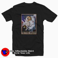 New Dogecoin Astronaut To the Moon Unisex T-shirt