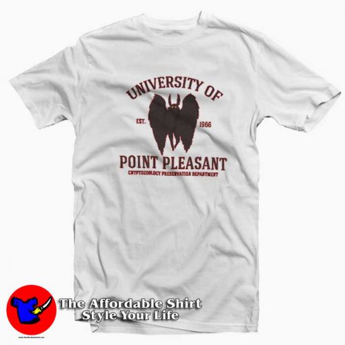 University Of Point Pleasant Mothman T Shirt 500x500 University Of Point Pleasant Mothman Unisex T shirt On Sale