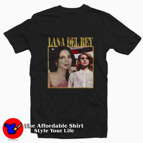 Beautiful Lana Del Rey Pop Singer Vintage T Shirt 500x500 Beautiful Lana Del Rey Pop Singer Vintage T shirt On Sale