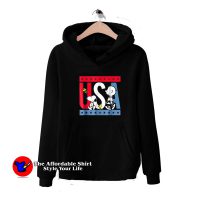 Cute Peanuts Snoopy Americana USA Funny Hoodie