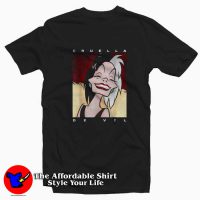 Disney Dalmatians Cruella Smile Portrait T-shirt