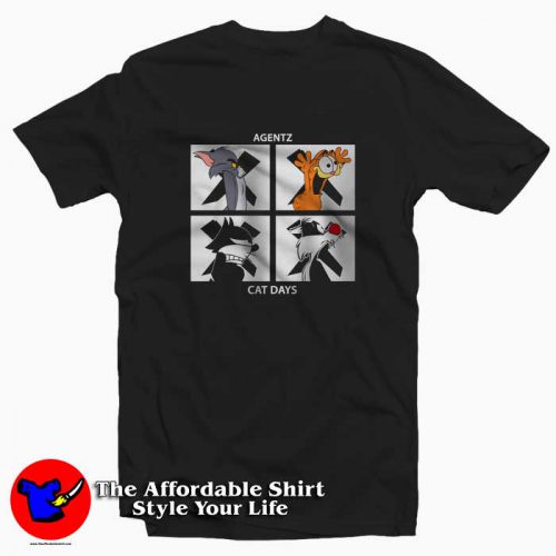 Felix The Cat Agent Parody Album Cover T Shirt 500x500 Felix The Cat Agent Parody Album Cover T shirt On Sale