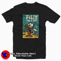 Funny Felix The Cat eats Moon Pie Unisex T-shirt