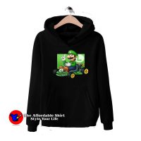 Luigi Mario Kart Funny Cartoon Vintage Unisex Hoodie