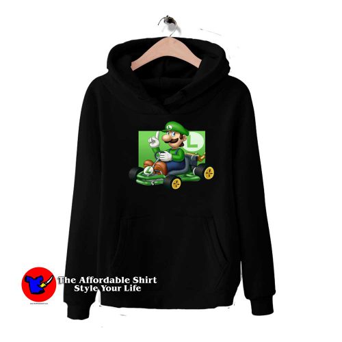 Luigi Mario Kart Funny Cartoon Vintage Unisex Hoodie 500x500 Luigi Mario Kart Funny Cartoon Vintage Unisex Hoodie On Sale