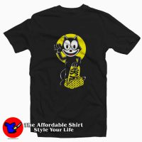 Maneki Felix The Cat As Neko Cat Lucky Charm T-shirt