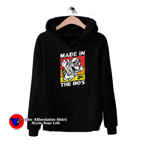 Nintendo Super Mario 3 Made In The 80s Retro Hoodie 500x500 Nintendo Super Mario 3 Made In The 80s Retro Hoodie On Sale