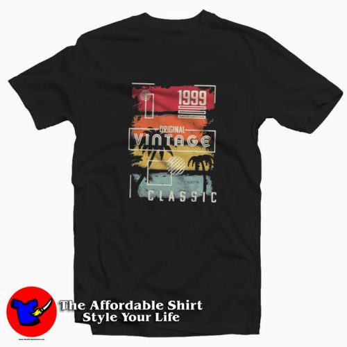 Original Vintage Retro Birthday 1999 Unisex T Shirt 500x500 Original Vintage Retro Birthday 1999 Unisex T shirt On Sale