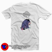 Winnie The Pooh Rainy Sad Eeyore Unisex T-shirt