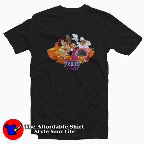 Disney Channel The Proud Family Characters T Shirt 500x500 Disney Channel The Proud Family Characters T shirt On Sale