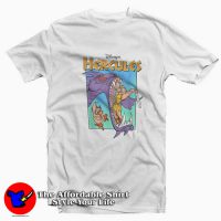 Disney Hercules Hydra Battle Retro Graphic T-shirt