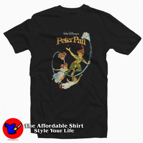 Disney Peter Pan Darling Flight Vintage T Shirt 500x500 Disney Peter Pan Darling Flight Vintage Unisex T shirt On Sale