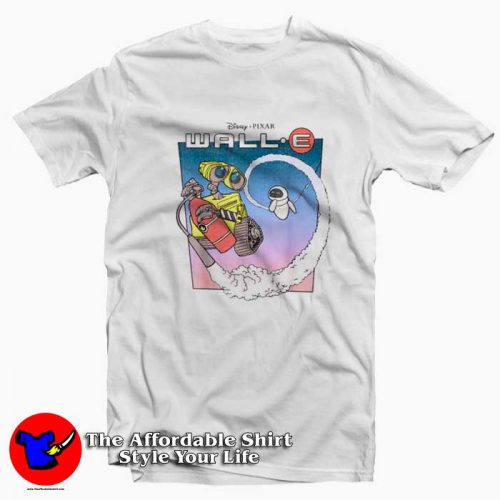 Disney Pixar Wall E Fly Eve Retro Distressed T Shirt 500x500 Disney Pixar Wall E Fly Eve Retro Distressed Unisex T shirt On Sale