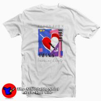 Elton John Official Breaking Hearts Retro Tour T-shirt