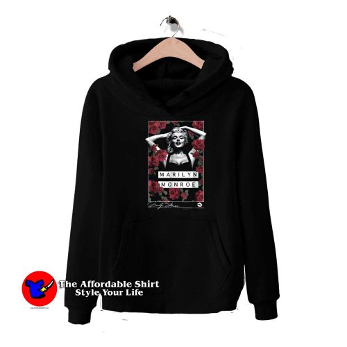 Marilyn Monroe Garden Red Rose Unisex Hoodie 500x500 Marilyn Monroe Garden Red Rose Unisex Hoodie On Sale