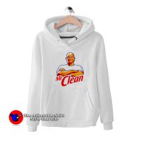 Mr. Clean Logo Costume White Unisex Hoodie