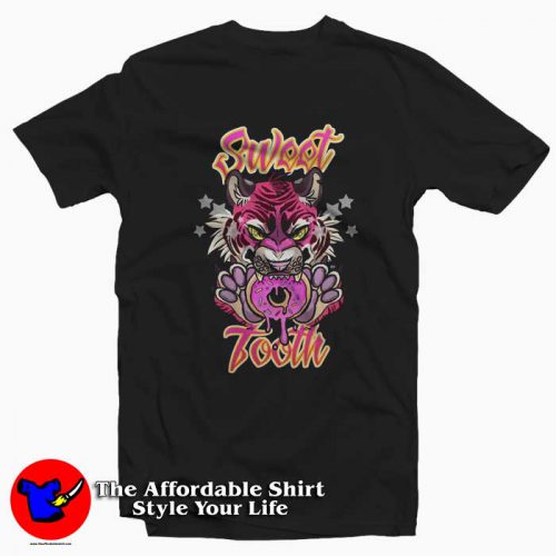 Pink Tiger Donut Sweet Tooth Unisex T Shirt 500x500 Pink Tiger Donut Sweet Tooth Unisex T shirt On Sale